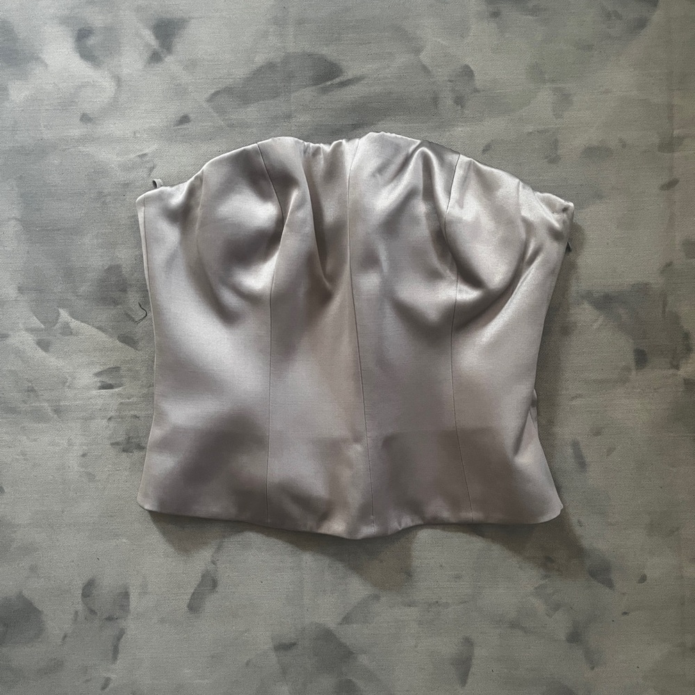 Giorgio Armani Borgo 21 Silk Corset Top